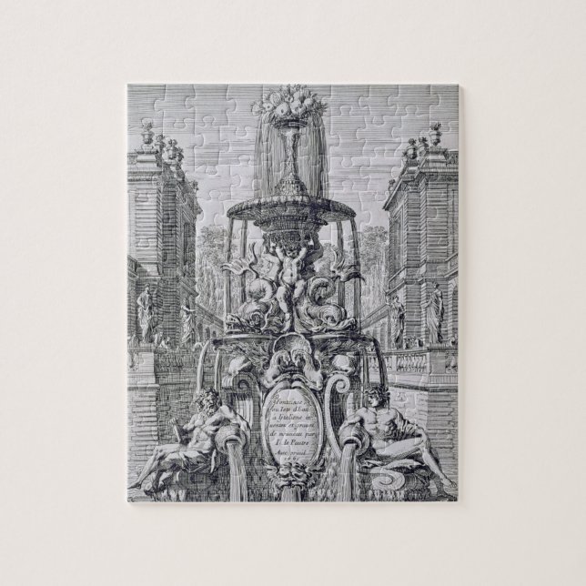 Puzzle Page titre de 'fontaine et Waterjets dans l'AIE (Vertical)