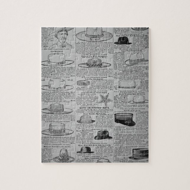 Puzzle Pages de Sears, chevreuil mâle de Chicago, (Vertical)