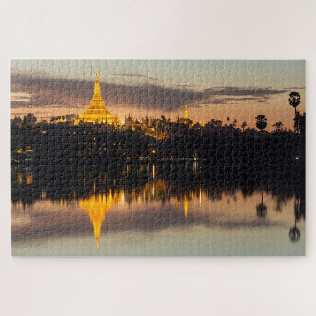 Puzzle Pagode Shwedagon, Myanmar, Yangon (Horizontal)