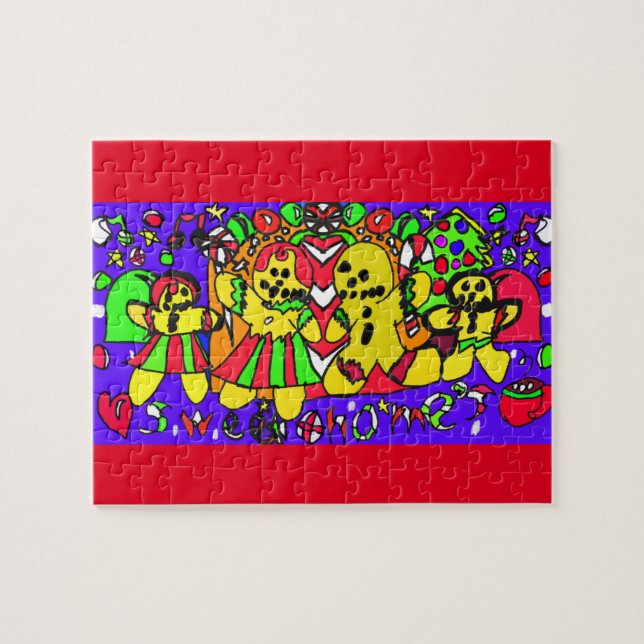 Puzzle Pain d'épices Sweet home (Horizontal)