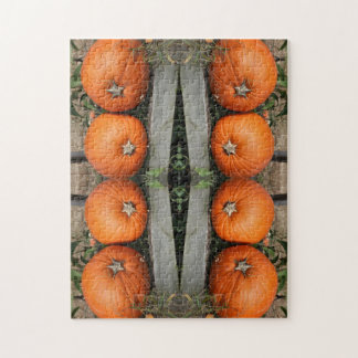 Puzzle Paire Citrouille d'automne Abstrait