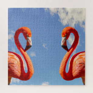 Puzzle paire de flamants des Caraïbes