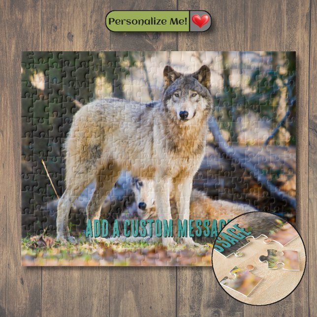 Puzzle Paire de loups (Pair of Wolves Jigsaw Puzzle)