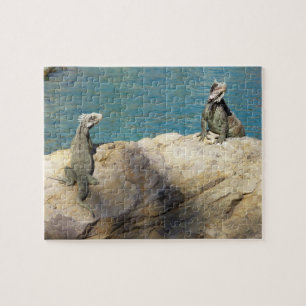 Puzzle Paire d'iguanes Photographie de faune tropicale