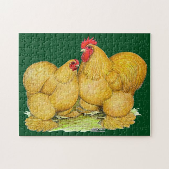 Puzzle Paires de couleur chamois de Cochins (Horizontal)