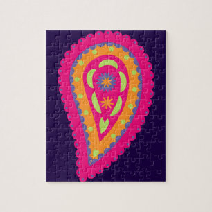 Puzzle Paisley coloré