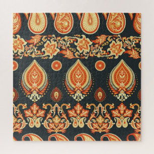 Puzzle Paisley Floral : Oriental Ethnic Seamless