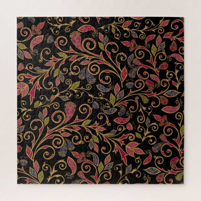 Puzzle Paisley Vegetable Vintage Blend (Vertical)