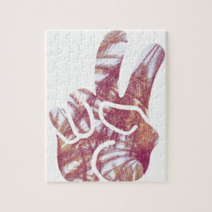 Puzzle Paix et palmiers