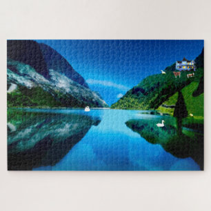 Puzzle Paix sur la montagne