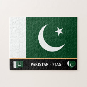 Puzzle Pakistan Drapeau & Pakistan Pays / Pakistan