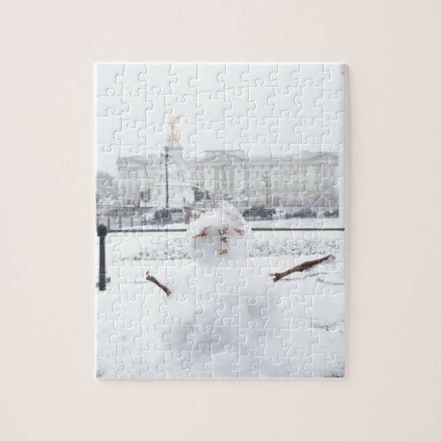 Puzzle Palais de Buckingham snowman Londres (Vertical)