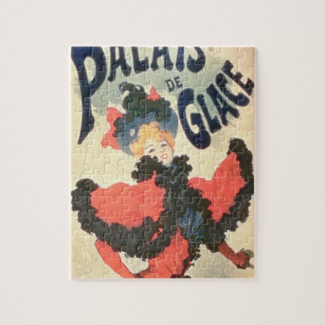 Puzzle Palais de Glace, champions Elysees, Paris, 1894 (Vertical)