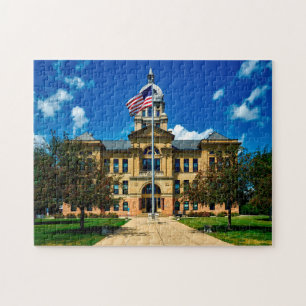 Puzzle Palais de justice du comté de Benton Iowa.