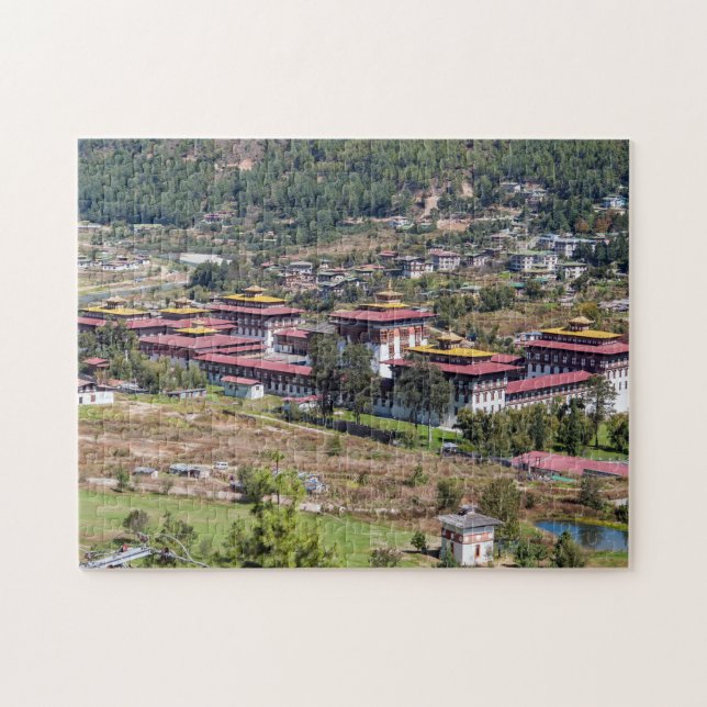 Puzzle Palais du roi à Thimphu - Bhoutan, Asie (Horizontal)