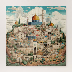 Puzzle Palestine City Scape