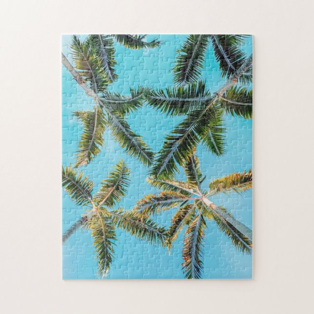 Puzzle Palm Tree Sky (Vertical)