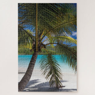 Puzzle Palmier de Plage Tropicale