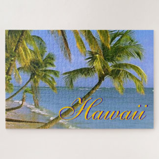 Puzzle Palmiers hawaïens Art de Voyage exotique