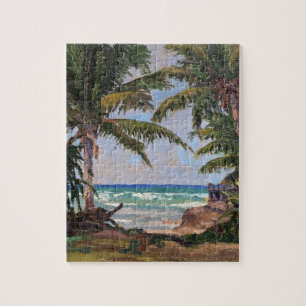 Puzzle Palmiers tropicaux d'Hawaii Vintages