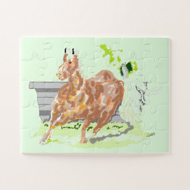 Puzzle : Palomino Nommé Bandit (Horizontal)