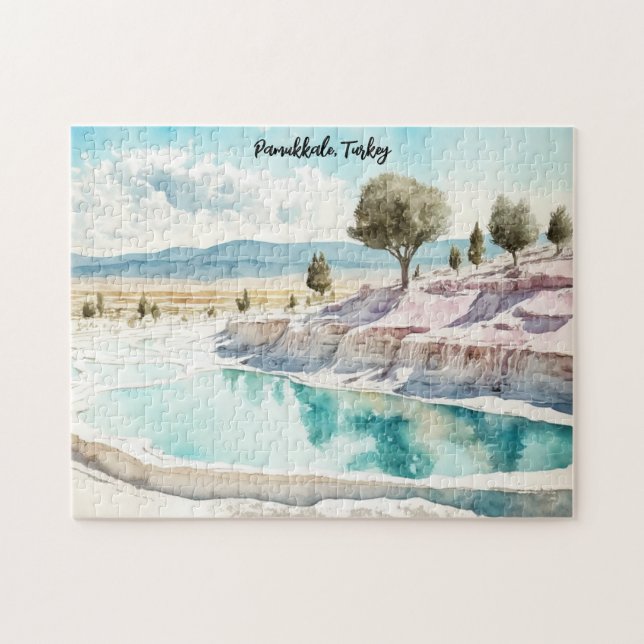 Puzzle Pamukkale Turquie paysage de voyage (Horizontal)
