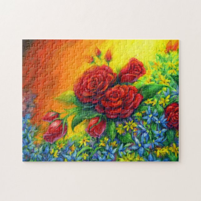 Puzzle Panache de rose (Horizontal)