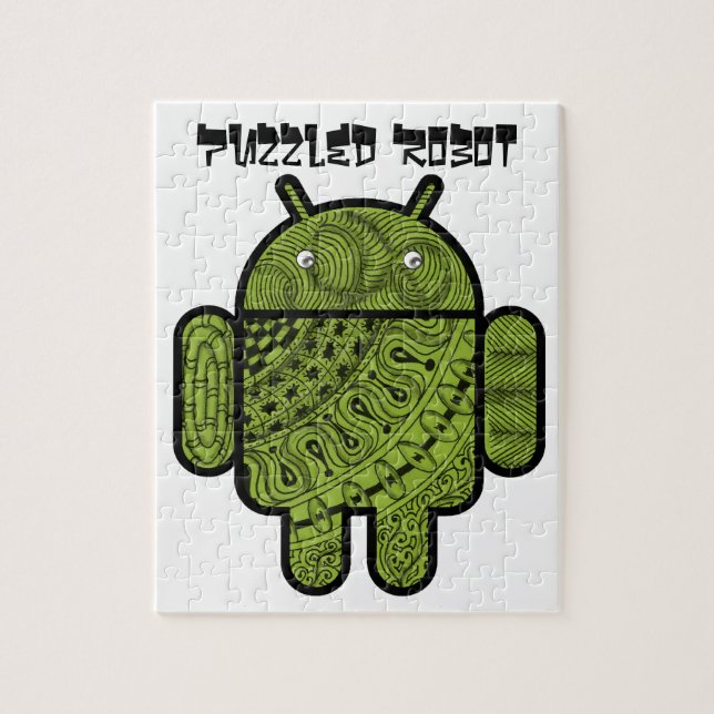 Puzzle Pancho Doodle Character pour le robot Android™ (Vertical)