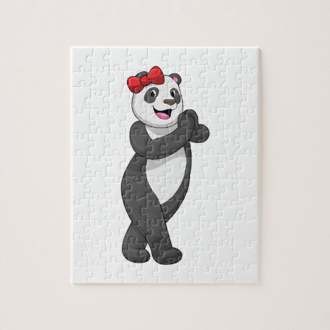 Puzzle Panda avec ruban (Vertical)