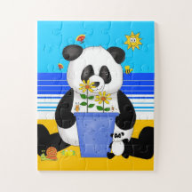 Panda ours enfants plage amusante
