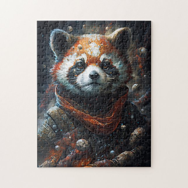 Puzzle Panda rouge céleste anchorite (Vertical)