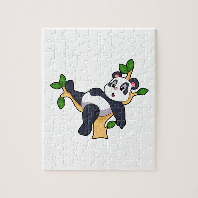 Puzzle Panda sur arbre (Vertical)