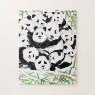 Puzzle Pandas - Pandemic - Big Hug - Drawing Collection