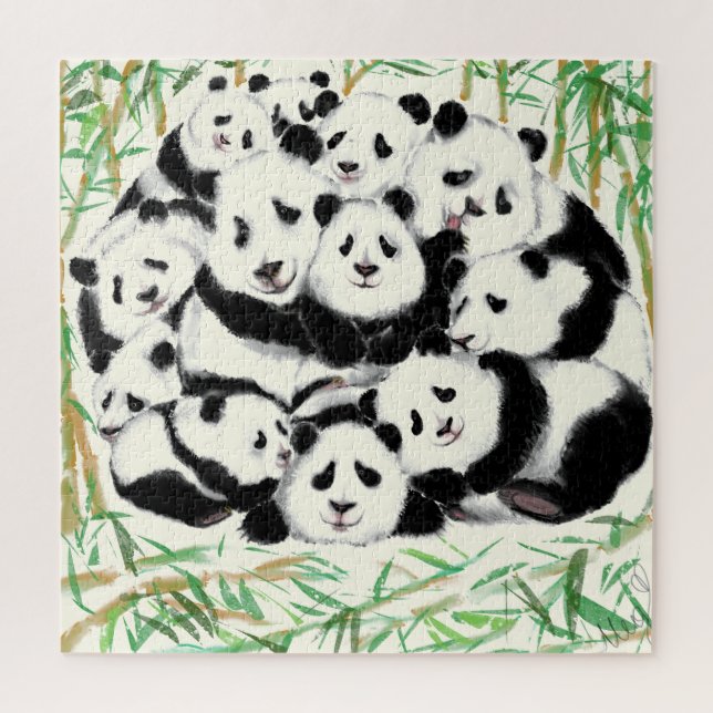 Puzzle Pandas - Pandémie - Big Hugues - Collection de des (Vertical)