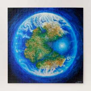 Puzzle Pangée et l'océan des Téthys