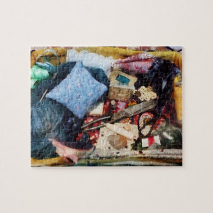 Puzzle Panier de fournitures de couture
