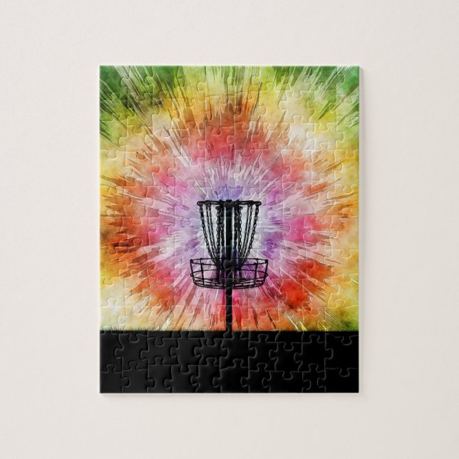 Puzzle Panier de golf de Tie Dye Disk (Vertical)
