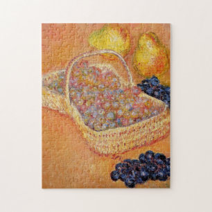 Puzzle Panier de raisins Quinces & poires Monet Art