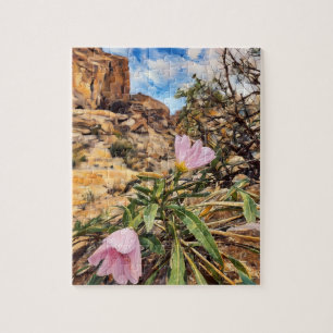 Puzzle Panier Soirée Primrose dans Valley Of Fire, Nevada