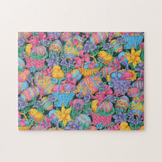 Puzzle Paniers et oeufs de Pâques (Horizontal)