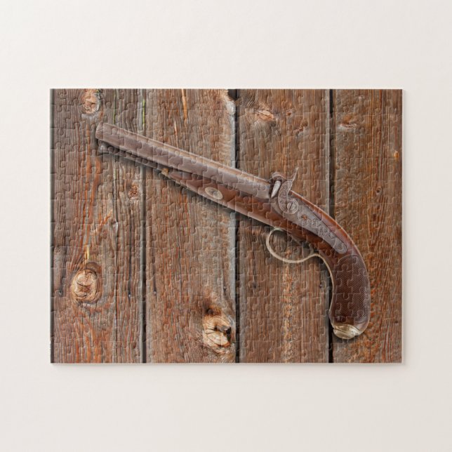PUZZLE PANNEAU DE GRANGE AVEC L'ARME À FEU (Horizontal)