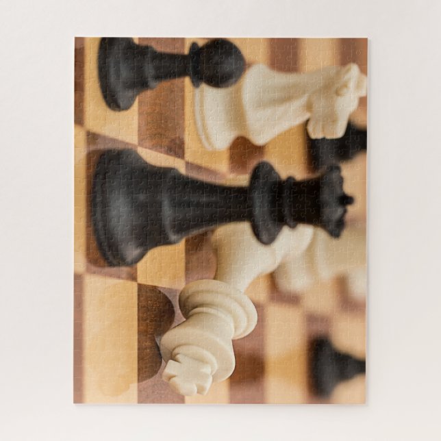 Puzzle Panneau d'échecs très Cool avec pièces (Vertical)