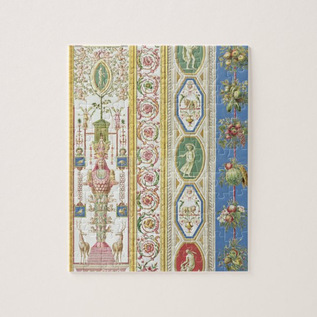 Puzzle Panneau du bungalow de Raphael à Vatican, engr (Vertical)