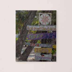 Puzzle Panneau indicateur Rum Point Grand Cayman