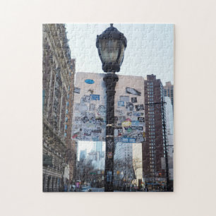 Puzzle Panneau Lampost 72ème rue New York City NYC