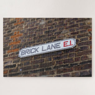 Puzzle Panneaux de rue de London Brick Lane - 20x30 -1014
