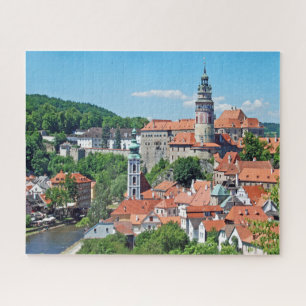 Puzzle Panorama. Cesky Krumlov et le château