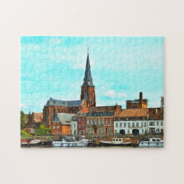 Puzzle Panorama élégant de Maastricht (Horizontal)