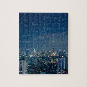 Puzzle Panorama nocturne de Bangkok