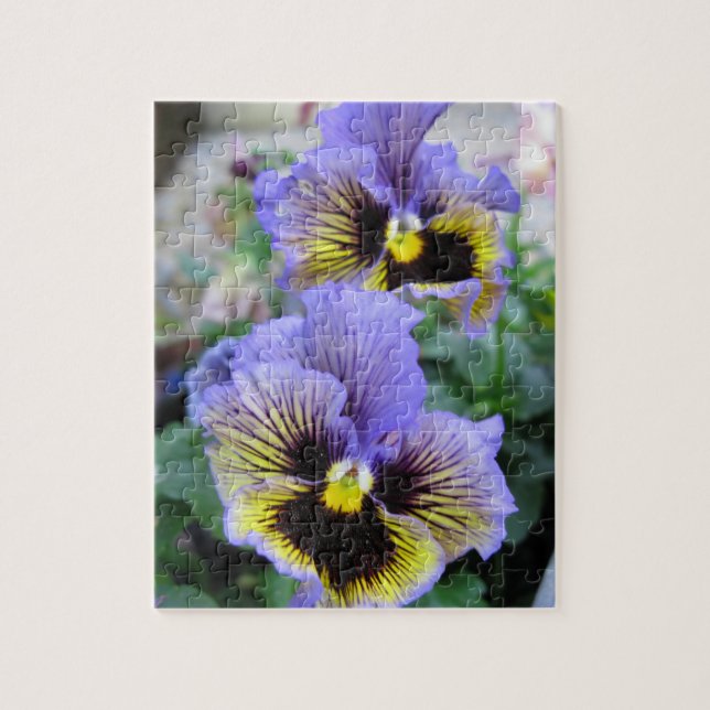Puzzle Pansies violettes (Vertical)